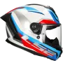 Kask integralny LS2 Rapid III Hyper FF820 biały / niebieski