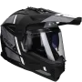 Kask adventure LS2 Pioneer II Hill MX702 matowa czerń / biały