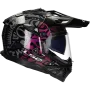 Kask adventure LS2 Pioneer II Rangi MX702 czarny / fioletowy