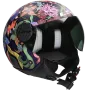 Kask otwarty LS2 Sphere Lux II Bloom OF558 niebieski / różowy