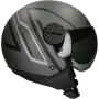 Kask otwarty LS2 Sphere Lux II Minim OF558 matowa czerń / szary