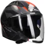 Kask otwarty LS2 Copter II Diston OF600 szary / czerwony