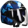 Kask otwarty LS2 Copter II Kanji OF600 niebieski