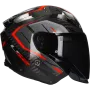 Kask otwarty LS2 Infinity II Carbon Urus OF603 czerwony